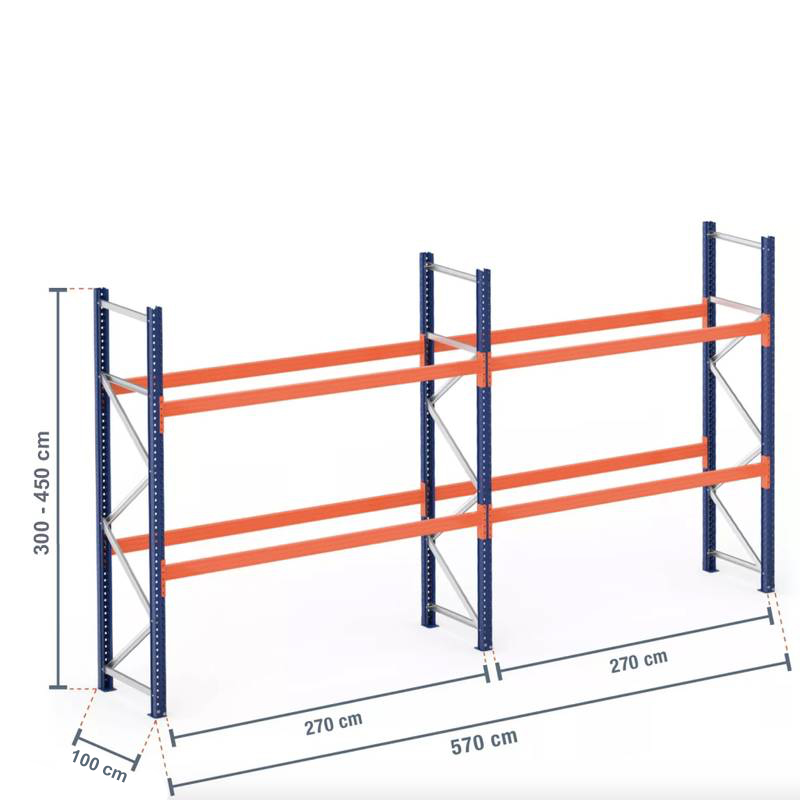 Pallet racks for warehouses and industry