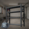Metal shelving unit – 400 kg capacity