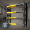 Heavy duty shelving unit – 800 kg capacity
