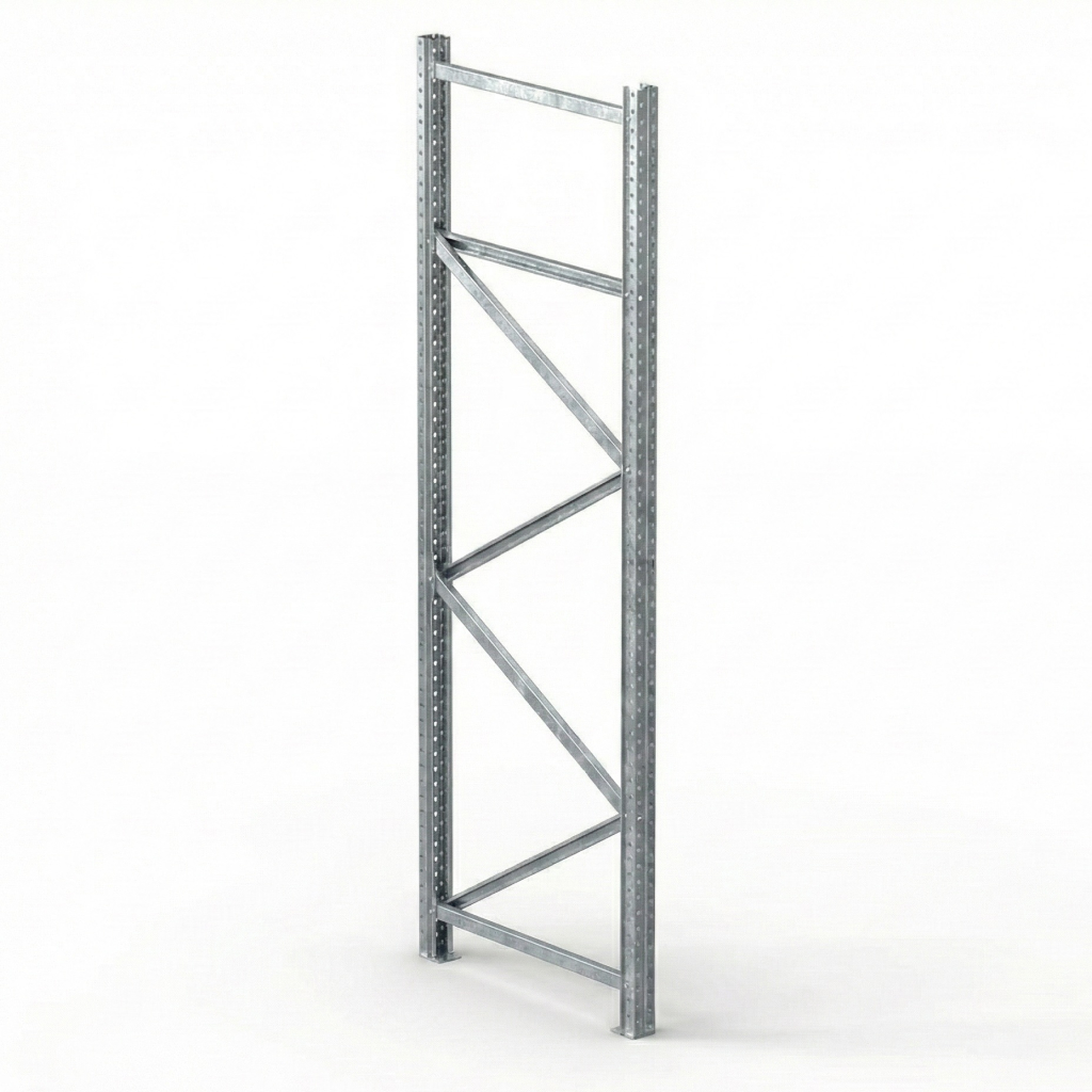 galvanized upright for pallet racks